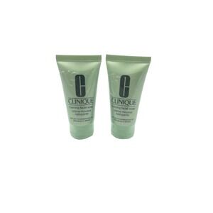 Clinique Foaming Facial Soap for Very Dry to Combination 1 Fl oz / 30 ml x 2